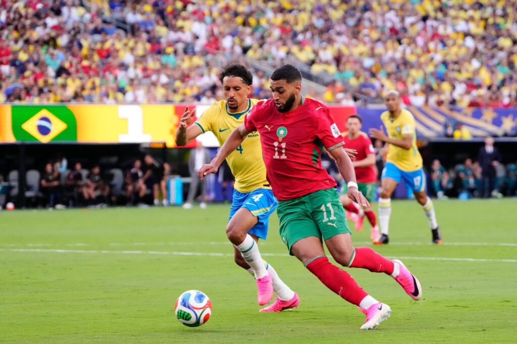 Mondial 2026 : le Maroc tient tête au Brésil, Saibari illumine la rencontre d’un but somptueux