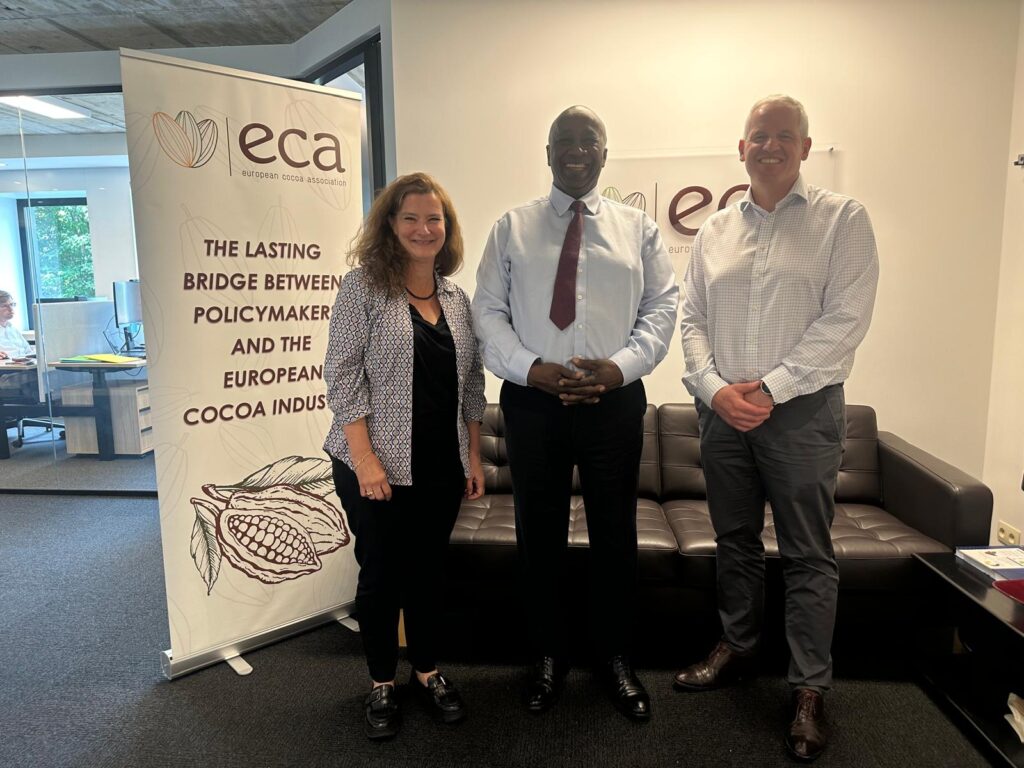 Séance de travail entre l’Association Européenne du Cacao (ECA) et le Collège des Producteurs de l’ICCO