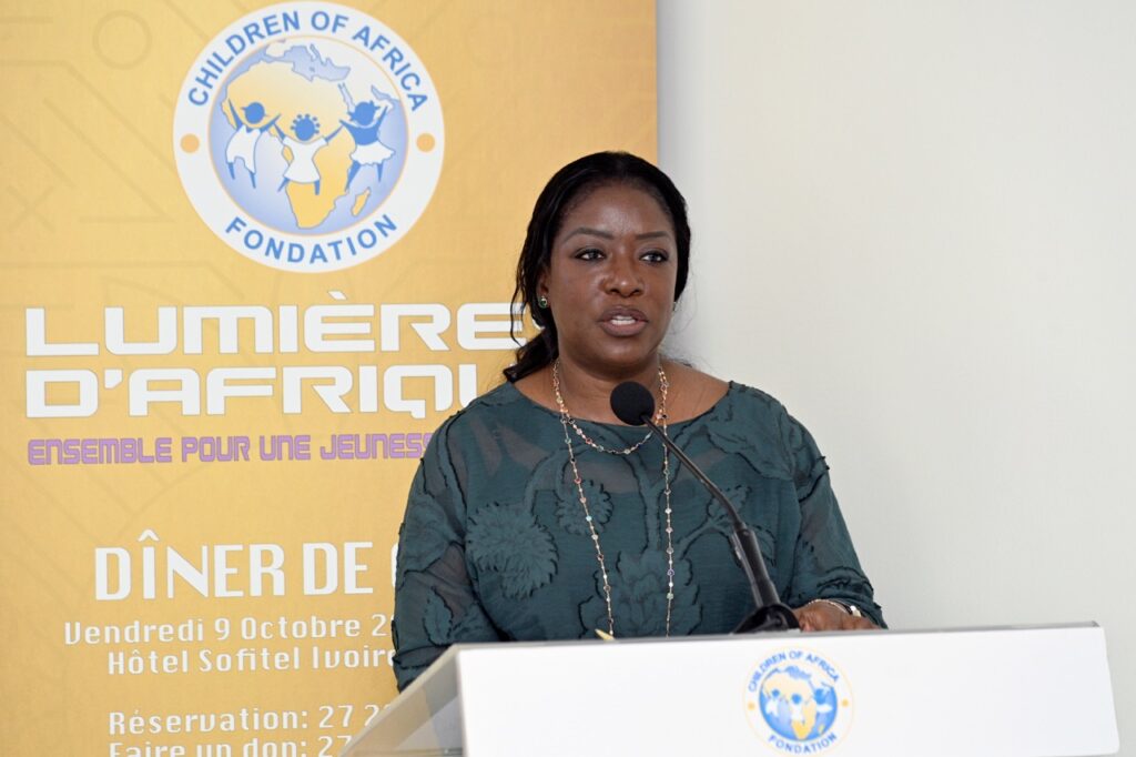 10e Dîner de Gala de Children Of Africa: Dominique Ouattara veut construire une maison de jeunesse à Treichville