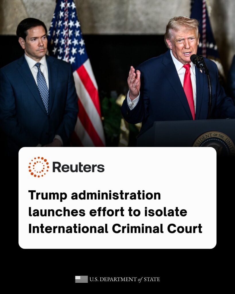 Les États-Unis lancent une offensive diplomatique pour isoler la Cour pénale internationale