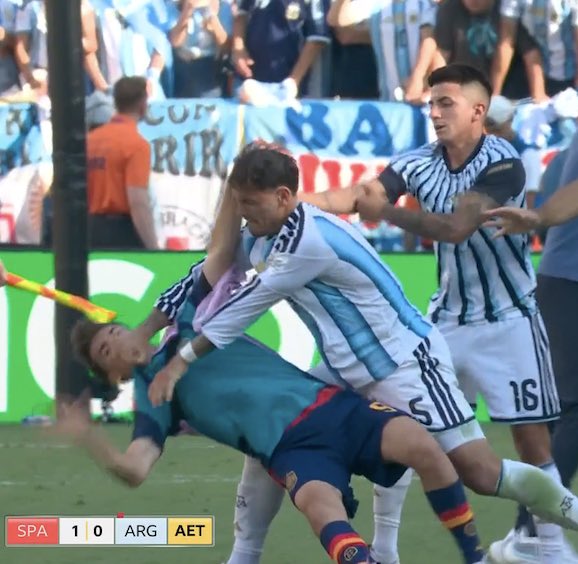 Coupe du monde 2026 : Battue par l’Espagne, l’Argentine perd ses nerfs, Leandro Paredes expulsé après la finale