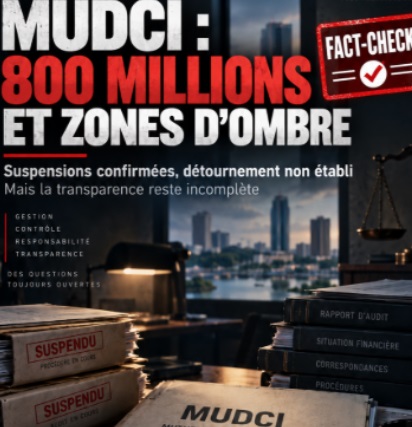 Affaire des 800 millions FCFA à la MUDCI : la Mutuelle des Douanes apporte des précisions